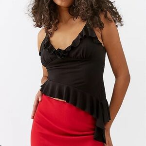Urban Outfitters Asymmetrical Ruffle Camisole Top